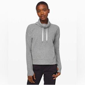 Lululemon Go Forward Pullover in Heathered Core Light Grey
